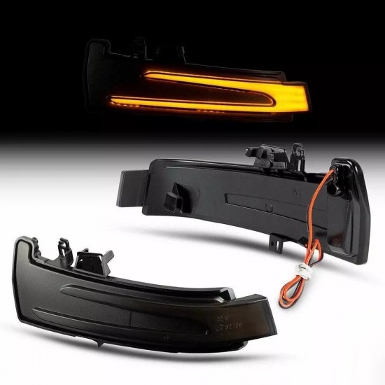 Set de 2 Lampi semnalizare oglinda LED fumurii pentru Mercedes GLK X204, CLA C117,X117, CLS C218, X218, CL C216, GLA X156