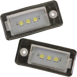 Lampi numar LED premium pentru Audi A4 B6, B7, A6 C6, A3, A5, A8, Q7