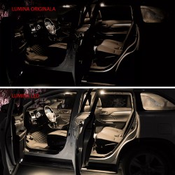 Set de 2 placi cu module LED lumina calda interior pentru  Skoda Fabia, Kamiq, Karoq, Kodiaq, Octavia 2,3,4, Rapid, Scala, Superb