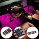 Set de 2 placi cu module LED lumina roz interior pentru Audi A1, A3, A4 B6,B7,B8, B9, A5, A6 C6, C7, C8, A8, Q2, Q3, Q5, Q7