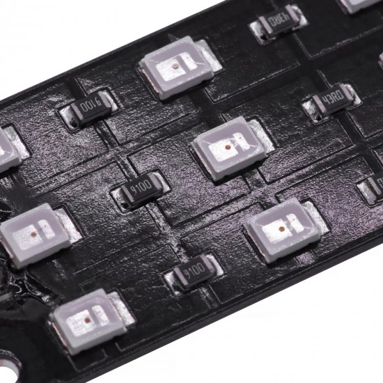 Set de 2 placi cu module LED lumina rosie interior pentru Seat Leon, Mii, Tarraco, Toledo, Alhambra, Ateca, Exeo, Ibiza, Leon