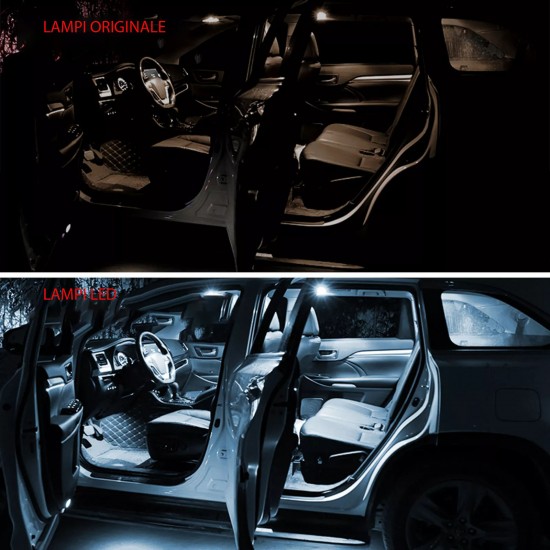 Set de 2 placi cu module LED interior pentru  Skoda Fabia, Kamiq, Karoq, Kodiaq, Octavia 2,3,4, Rapid, Scala, Superb