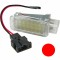 Lampa LED lumina rosie iluminat interior/portiere/pedale VW Golf 5, 6, 7, Plus, Sportsvan, Phaeton, Polo, Sharan, T-Cross, T-Roc, Scirocco, Passat B5, B6, B7, B8, CC, Caddy, Crafter, T5, T6, Tiguan, Touareg, Touran