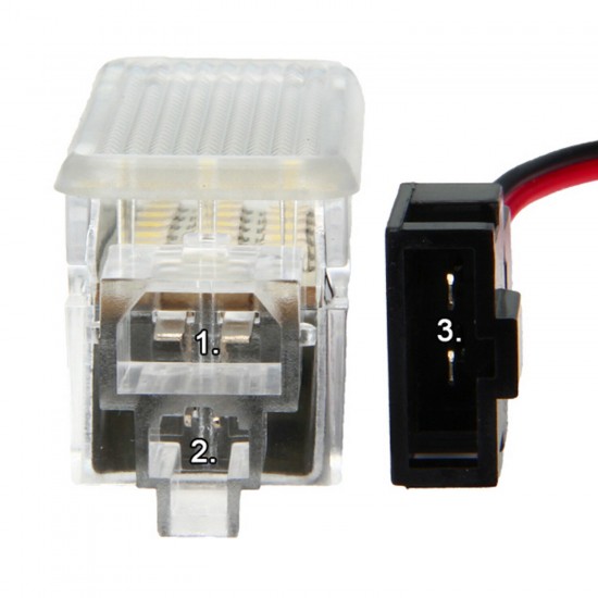 Lampa LED lumina roz iluminat interior/portiere/pedale Audi A1, A3, A4 B6,B7,B8, B9, A5, A6 C6, C7, C8, A8, Q2, Q3, Q5, Q7