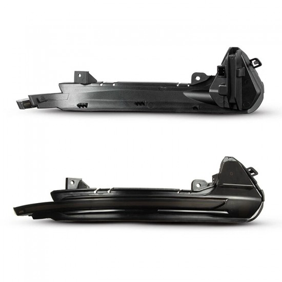 Set de 2 Lampi semnalizare oglinda LED fumurii pentru Audi A6 C7 din 2011-2018