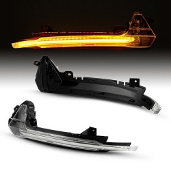 Set de 2 Lampi semnalizare oglinda LED pentru Audi A6 C7 din 2011-2018
