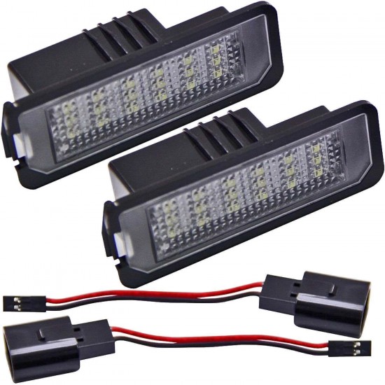Set de 2 Lampi numar LED pentru VW Golf 4 hatchback, Lupo, Polo 9N, Passat B6 Berlina