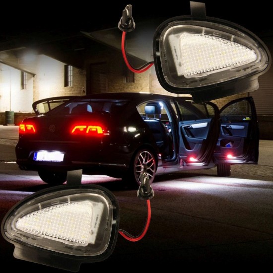 Set de 2 Lampi LED sub-oglinda (Puddle Lights) pentru VW Golf 6 hatchback/Break, Touran 1T3 din 2010-2015