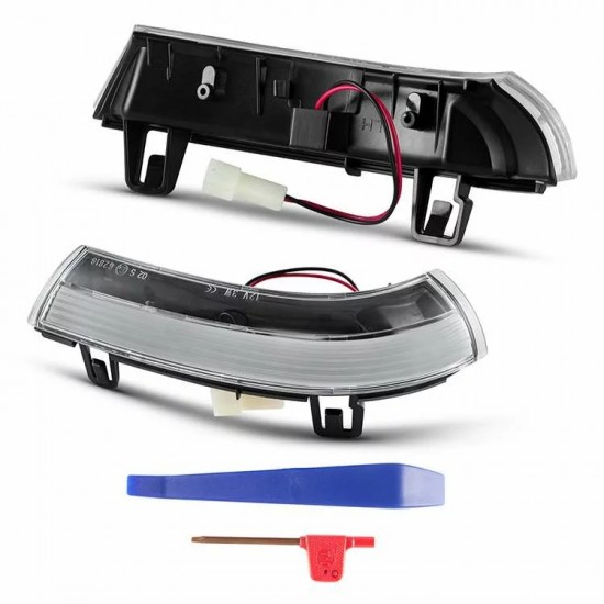 Set de 2 Lampi semnalizare oglinda LED pentru VW Eos, Golf 5, 6, Plus, Jetta III, Passat B5, B6, VW Sharan I, Seat Alhambra I, Skoda Superb