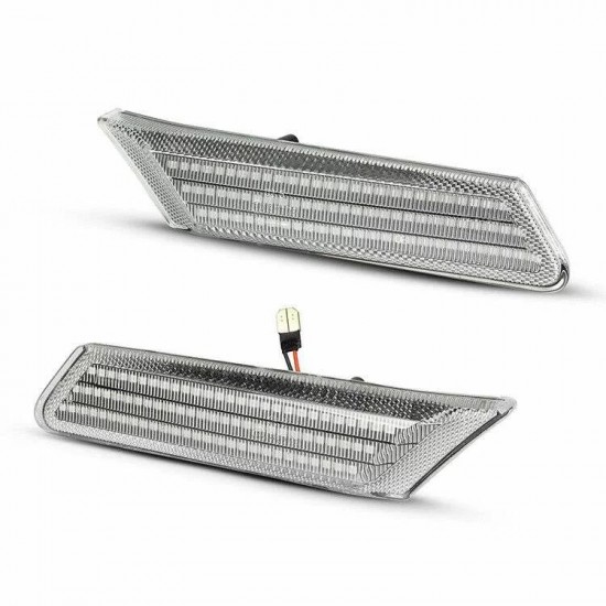 Set de 2 Lampi semnalizare laterala LED pentru Porsche 911 din 2005-2012, Boxster, Cayman din 2005-2008