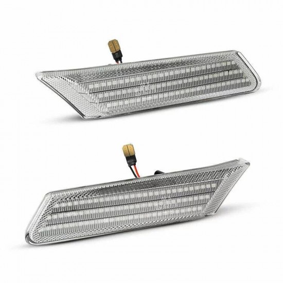 Set de 2 Lampi semnalizare laterala LED pentru Porsche 911 din 2005-2012, Boxster, Cayman din 2005-2008