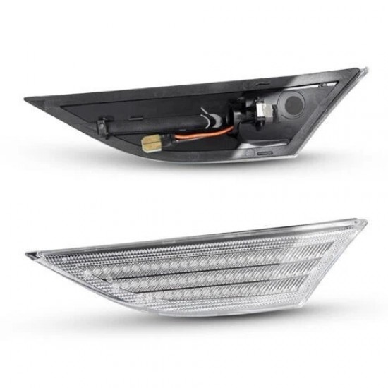 Set de 2 Lampi semnalizare laterala LED pentru Porsche 911 din 2011-2019, Boxster, Cayman