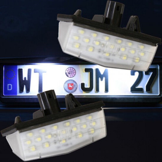  Lampi numar LED pentru Mitsubishi Colt Plus, Grandis, Lexus GS, ES, RX, Toyota Camry, Aurion, Avensis, Echo, Prius
