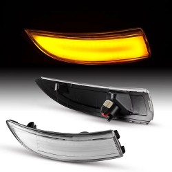 Set de 2 Lampi semnalizare oglinda LED pentru Ford Fiesta MK7 din 2008-2017, Ford B-Max din 2012-2017
