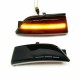 Set de 2 Lampi semnalizare oglinda LED fumurii pentru Ford Ranger, Raptor din 2012-2019