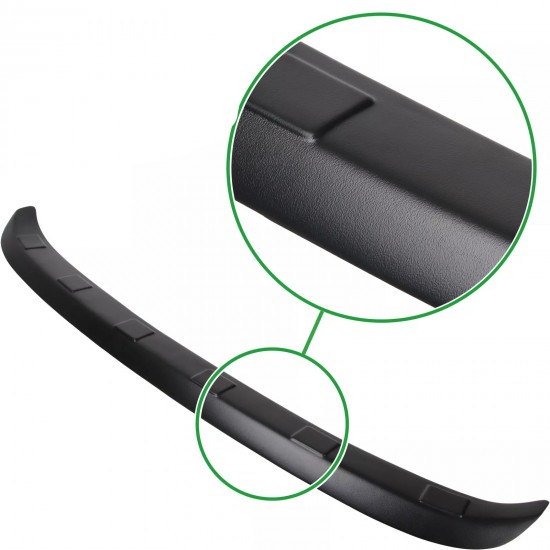 Ornament protectie portbagaj/bara spate neagra din ABS pentru Nissan Qashqai J11 din 2017-2021