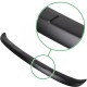 Ornament protectie portbagaj/bara spate neagra din ABS pentru Nissan Qashqai J11 din 2017-2021