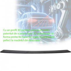 Ornament protectie portbagaj/bara spate neagra din ABS pentru Nissan Qashqai J11 din 2017-2021