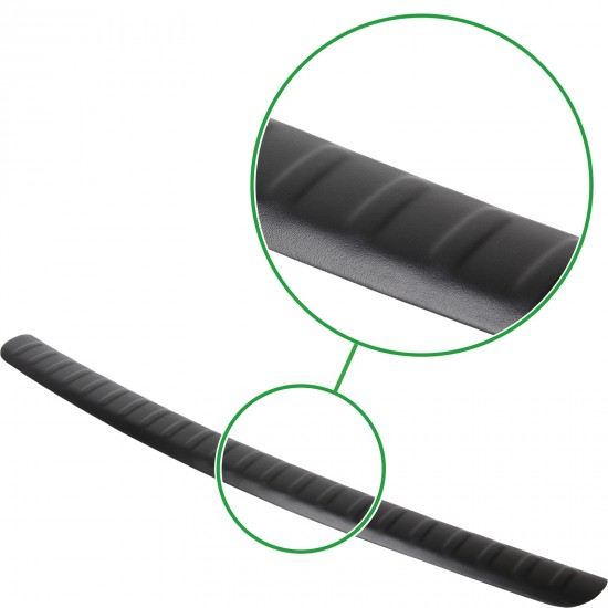 Ornament protectie portbagaj/bara spate neagra din ABS pentru VW Touran 1T1, 1T2 din 2003-2010