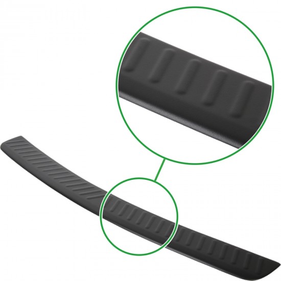 Ornament protectie portbagaj/bara spate neagra din ABS pentru VW Passat B5 Break/Combi/Variant din 1996-2005