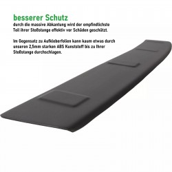 Ornament protectie portbagaj/bara spate neagra din ABS pentru VW Passat B8 Variant/Break/Combi din 2014-2023