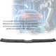 Ornament protectie portbagaj/bara spate neagra din ABS pentru Dacia Sandero II din 2012-2022