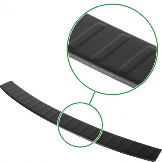 Ornament protectie portbagaj/bara spate neagra din ABS pentru Skoda Octavia III Break/Combi facelift din 2017-2020
