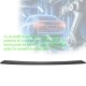 Ornament protectie portbagaj/bara spate neagra din ABS pentru Volvo V60 I din 2010-2018