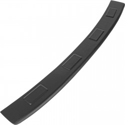Ornament protectie portbagaj/bara spate neagra din ABS pentru Volvo V60 I din 2010-2018