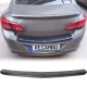 Ornament protectie portbagaj/bara spate neagra din ABS pentru Opel Astra J Hatchback din 2012-2018