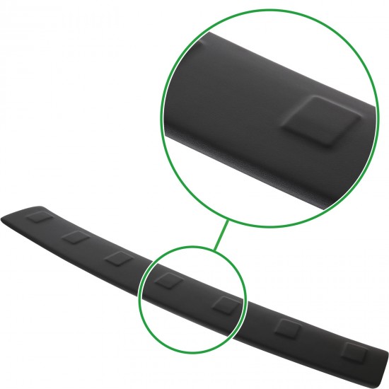 Ornament protectie portbagaj/bara spate neagra din ABS pentru Ford Kuga I din 2008-2012