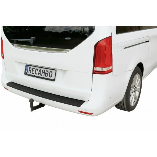 Ornament protectie portbagaj/bara spate neagra din ABS pentru Mercedes Vito, V-Class W447 din 2014-