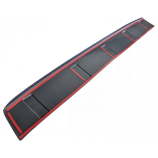 Ornament protectie portbagaj/bara spate neagra din ABS pentru Mercedes Vito, V-Class W447 din 2014-