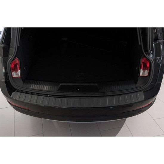 Ornament protectie portbagaj/bara spate neagra din ABS pentru Opel Insignia A Sports Tourer/Break/Combi din 2008-2017