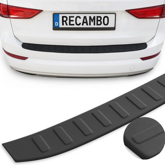 Ornament protectie portbagaj/bara spate neagra din ABS pentru Volvo V90, V90 Cross Country II, 2 din 2016