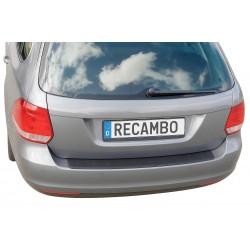 Ornament protectie portbagaj/bara spate neagra din ABS pentru VW Golf V,5, Golf VI, 6 Break/Combi din 2007-2013