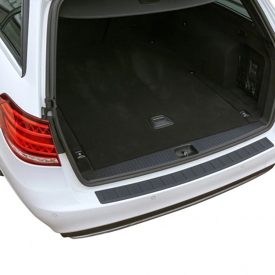 Ornament protectie portbagaj/bara spate neagra din ABS pentru Mercedes E-Class S212 din T-Modell/Break din 2009-2016