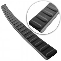 Ornament protectie portbagaj/bara spate neagra din ABS pentru VW Passat B6 Berlina din 2005-2010