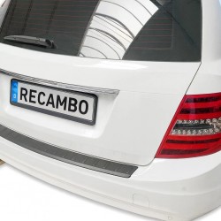 Ornament protectie portbagaj/bara spate neagra din ABS pentru Mercedes C-Class Break/Combi S204 din 2007-2015