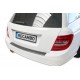 Ornament protectie portbagaj/bara spate neagra din ABS pentru Mercedes C-Class Break/Combi S204 din 2007-2015