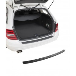 Ornament protectie portbagaj/bara spate neagra din ABS pentru Mercedes C-Class Break/Combi S204 din 2007-2015