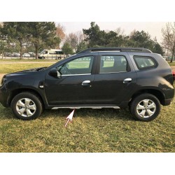 Ornamente cromate din inox pentru praguri/usi Dacia Duster 2,II din 2018