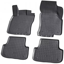 Set de 4 covorase din cauciuc 3D stil tavita premium pentru Audi A3 8V Sportback, Cabrio, Berlina din 2012
