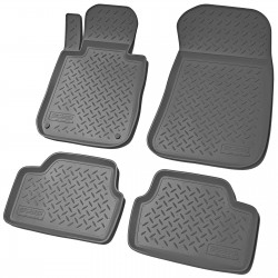 Set de 4 covorase/presuri din cauciuc 3D stil tavita premium pentru BMW Seria 1 E81, E82, E87, E88