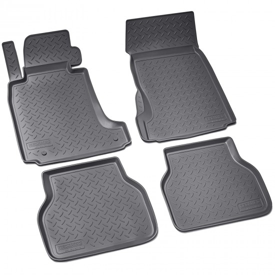 Set de 4 covorase cauciuc 3D stil tavita premium pentru BMW Seria 5 E39 Berlina/Touring din 1995-2004