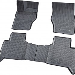 Set de 4 covorase din cauciuc 3D stil tavita premium pentru Land Rover Discovery V, 5 din 2017