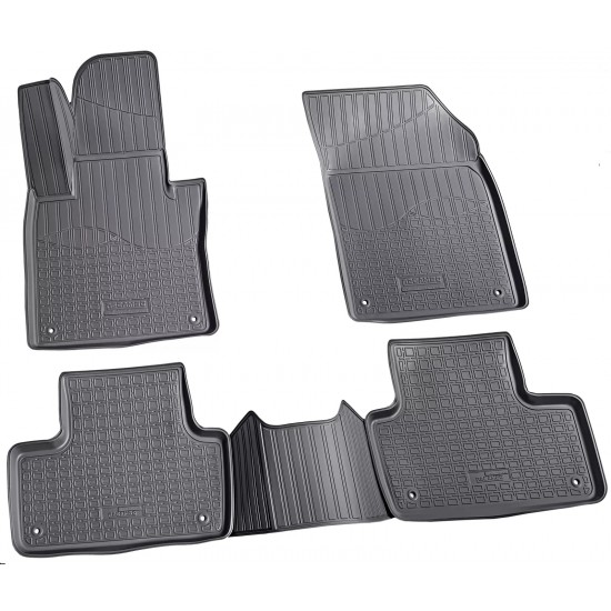 Set de 5 covorase cauciuc 3D stil tavita premium pentru VOLVO XC60 II din 2017