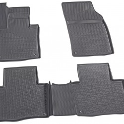 Set de 4 covorase cauciuc 3D stil tavita premium pentru Volvo XC90 II din 2015