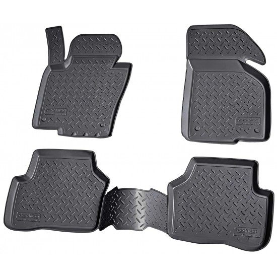 Set de 5 covorase cauciuc 3D stil tavita premium pentru VW Passat B6 2005-2010