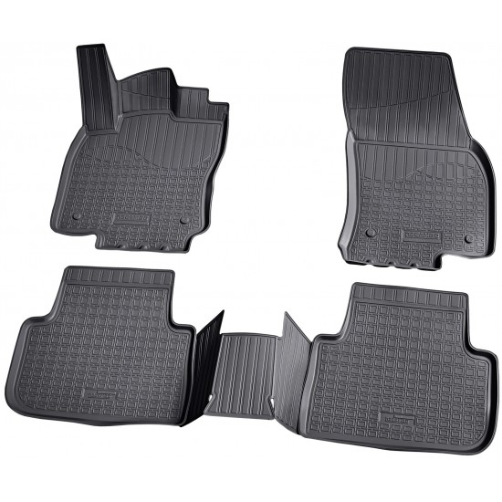 Set de 4 covorase cauciuc 3D stil tavita premium pentru VW Tiguan II AD1 din 2016